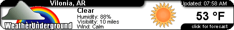 Click for Vilonia, Arkansas Forecast